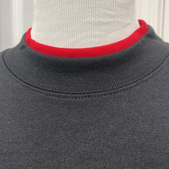 BonWorth Black Embroidered Floral Pullover Sweatshirt Small - Picture 6 of 12